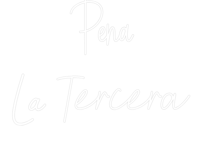 Letrero de Neón Personalizado: Peña 
La Ter...