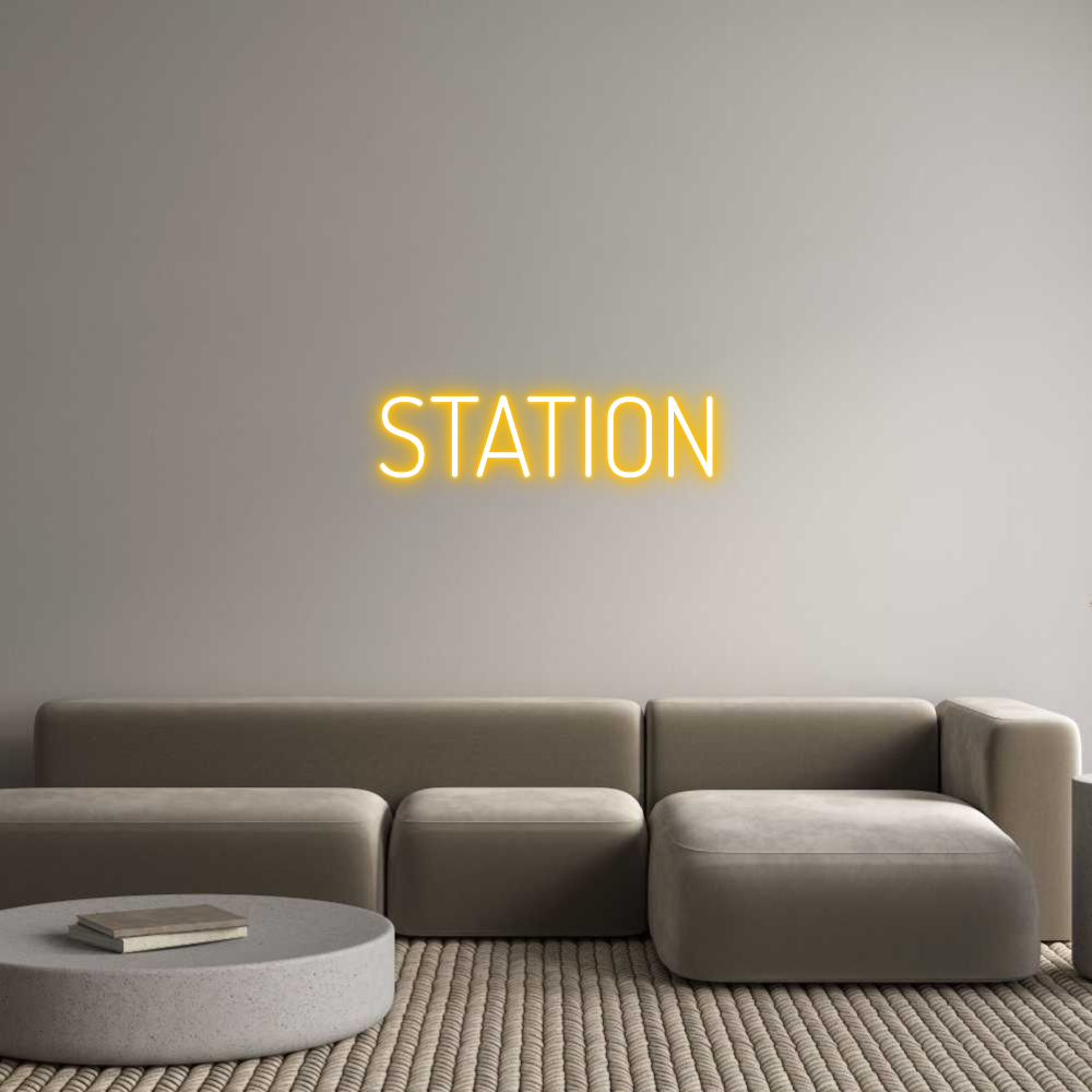 Individuelles Neon: STATION