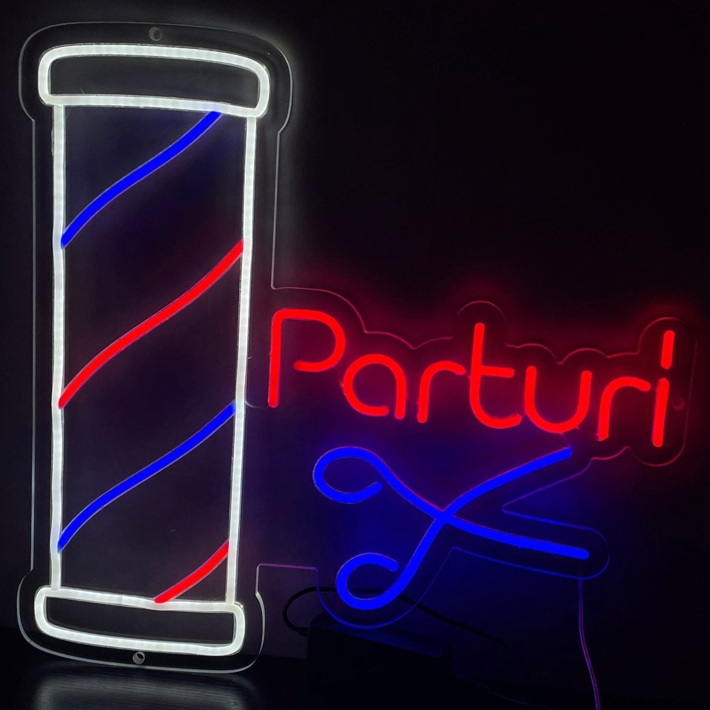 Parturi Barber Shop Neonskylt - The Art Neon
