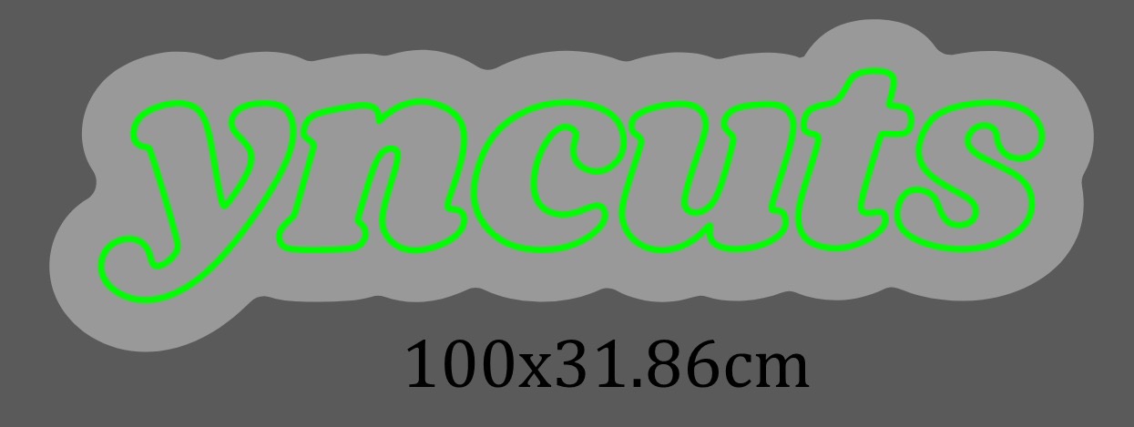 Kohandatud LED-neoonsilt – yncuts