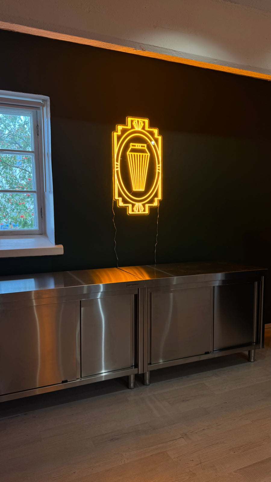 Coffin icon LED neon sign for Halloween