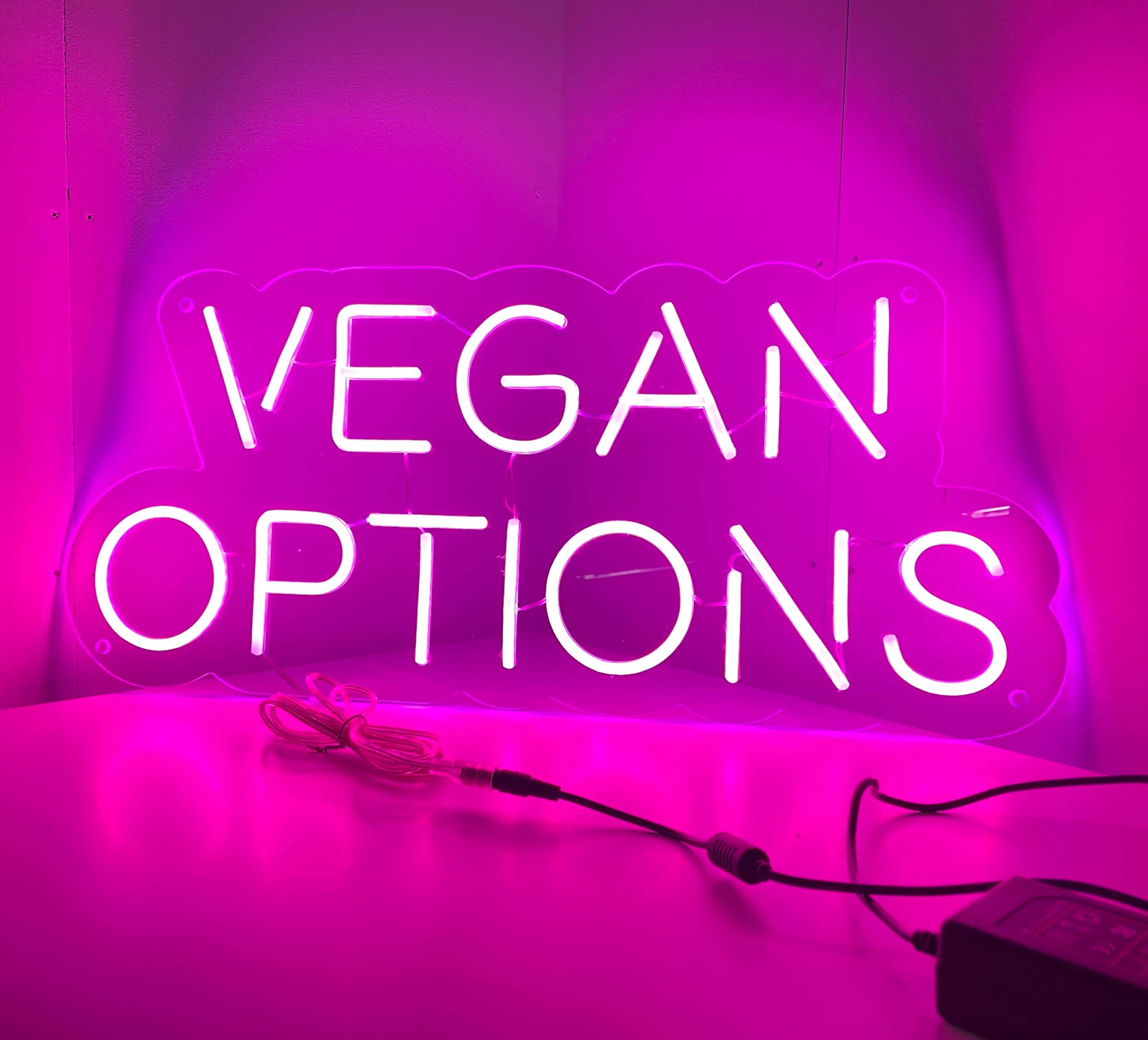 Veganska alternativ Neonskylt - The Art Neon