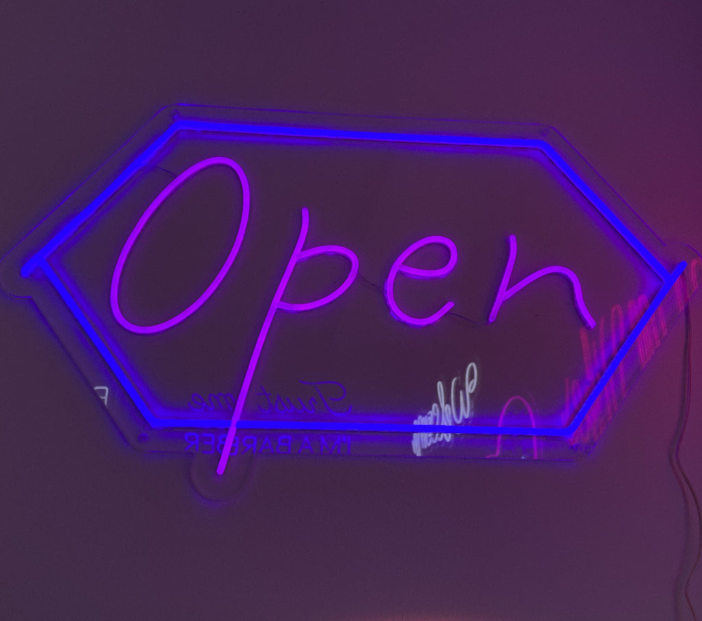 Öppna neonskyltar - The Art Neon