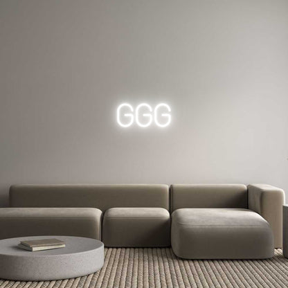 Mukautettu led neon: ggg