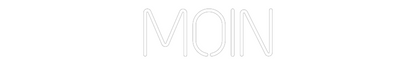 Individuell Neonskylt: moin
