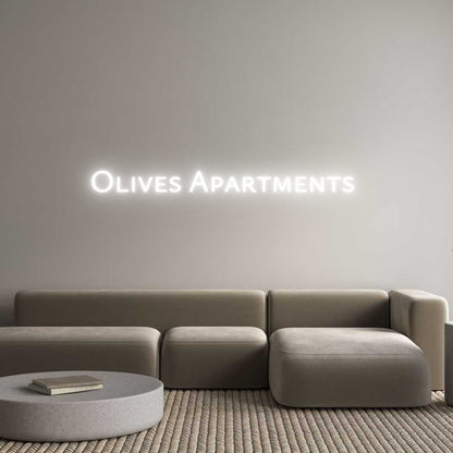 Custom Neon: Olives Apartm...