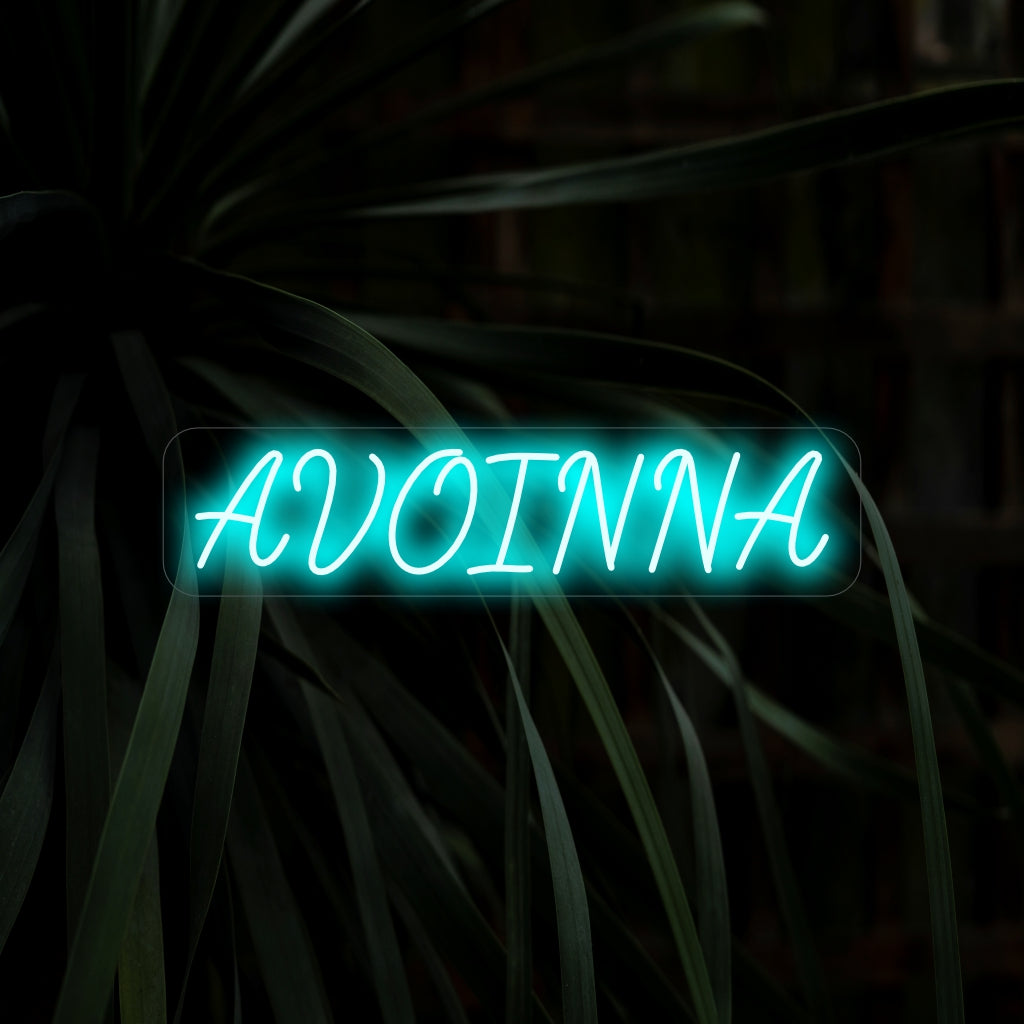 "Avoinna Neon Sign" - Ett välkomnande neonljus med det finska ordet "Avoinna", som låter kunderna veta att din anläggning är öppen och redo att serveras.