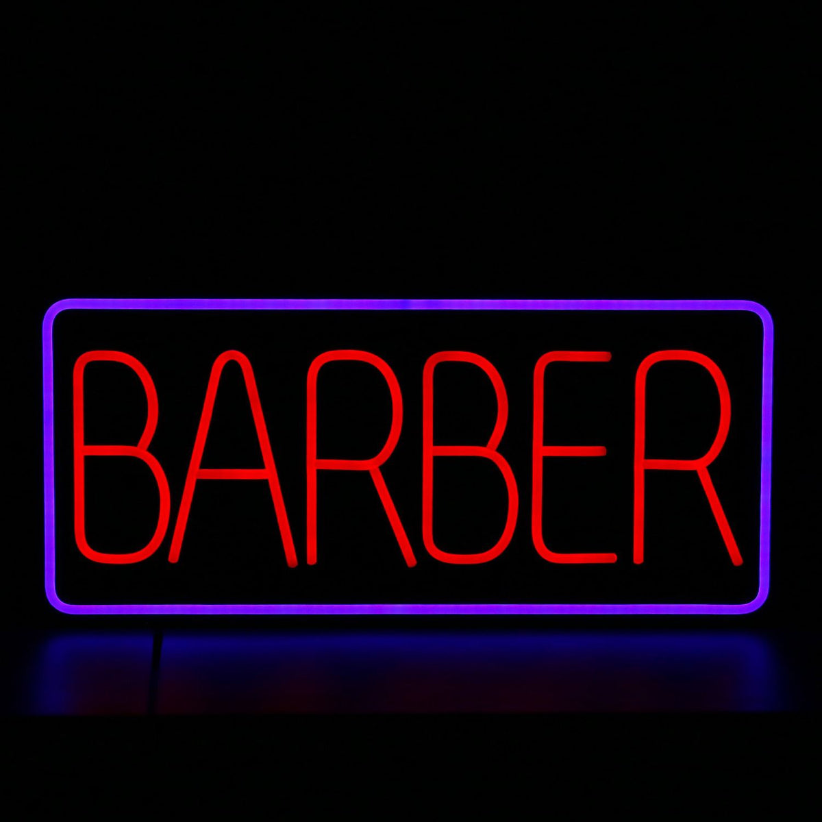 Barberare Neonskylt