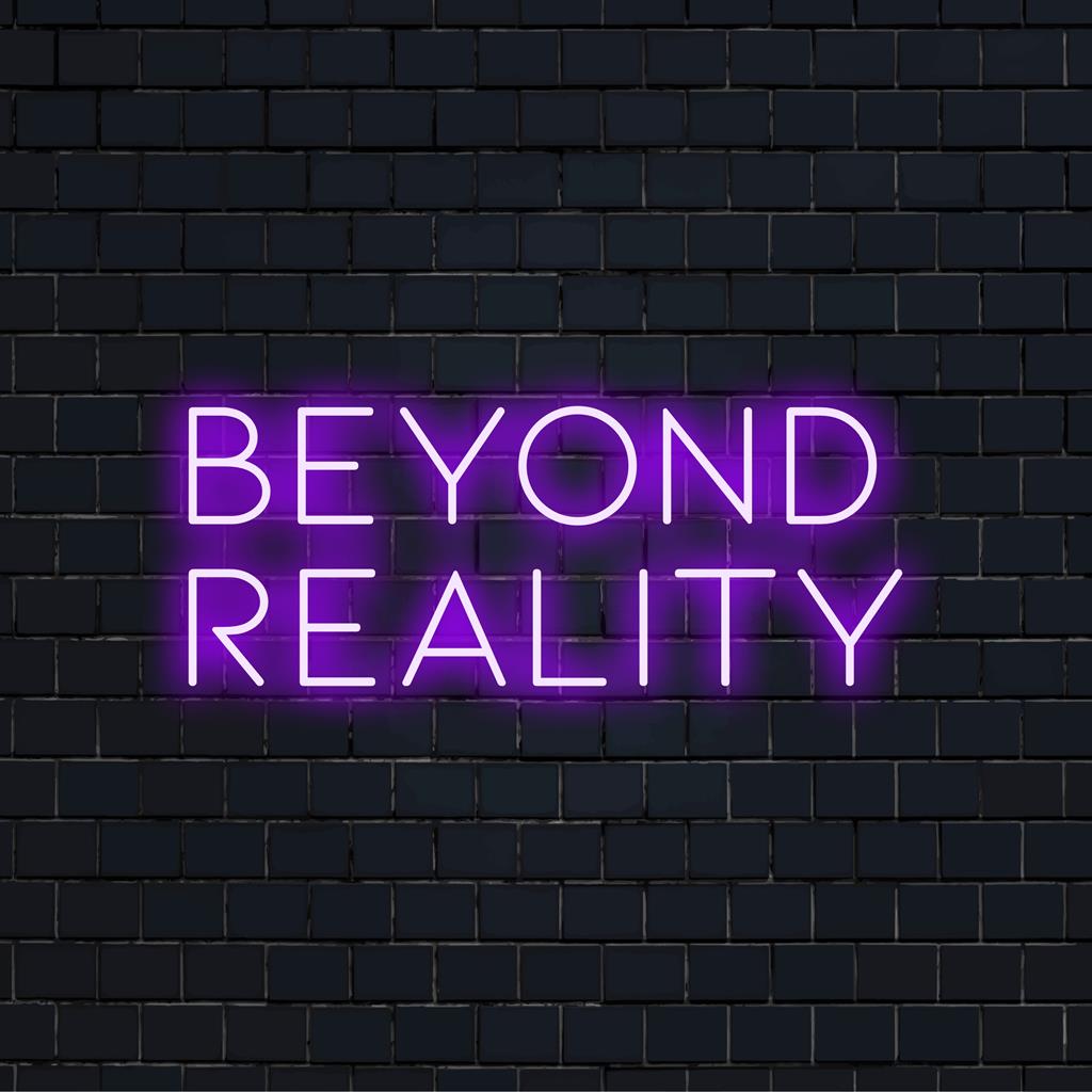 Levande LED-neonskyltar navigerar mellan världar���Glow with Beyond Reality! Ospecificerad designtyp inbjuder till obegränsad anpassning.