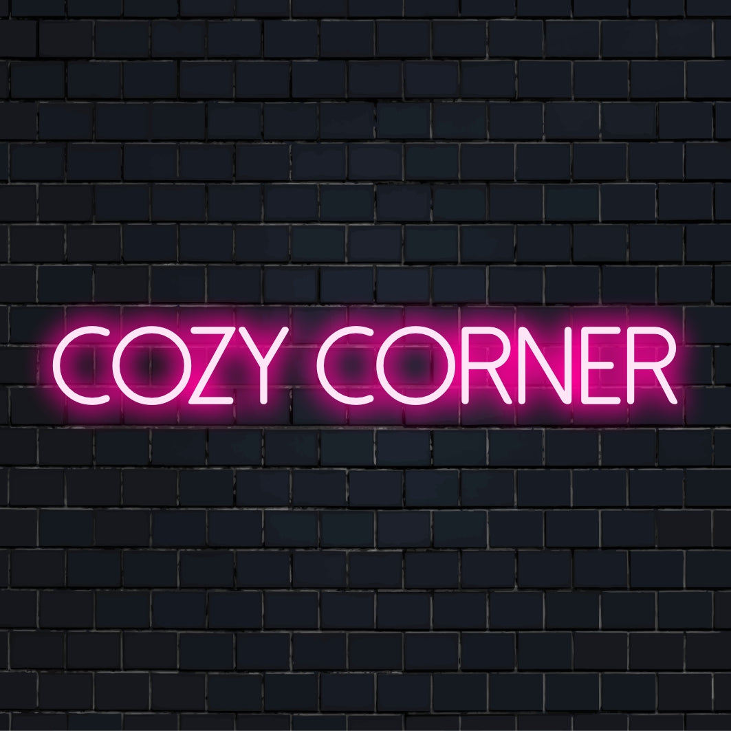 LED neon sign with a unique design, perfect for adding a warm, personalized touch to your favorite cozy space.