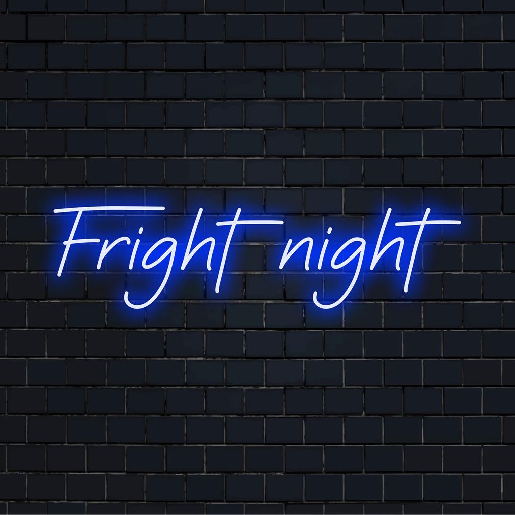 Anpassningsbar LED-neonskylt, perfekt för att lägga till kuslig atmosfär till alla utrymmen. Idealisk för spöklika fester eller temainredning.
