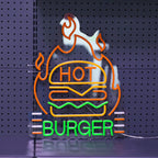 Hot Burger Neonskylt