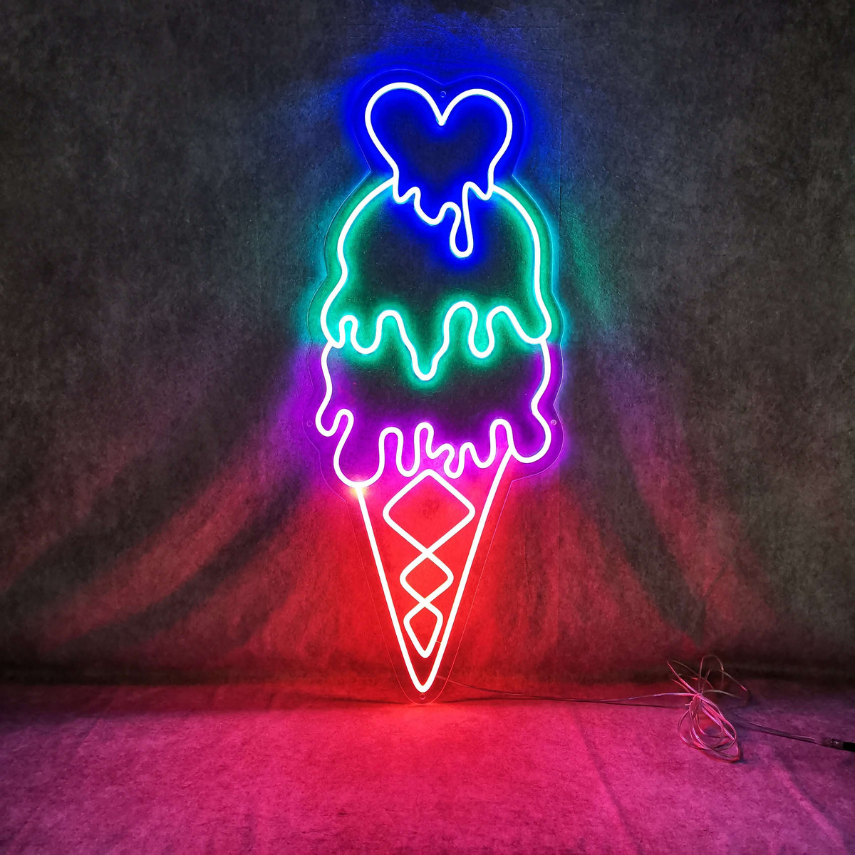 Glass Neonskylt - The Art Neon