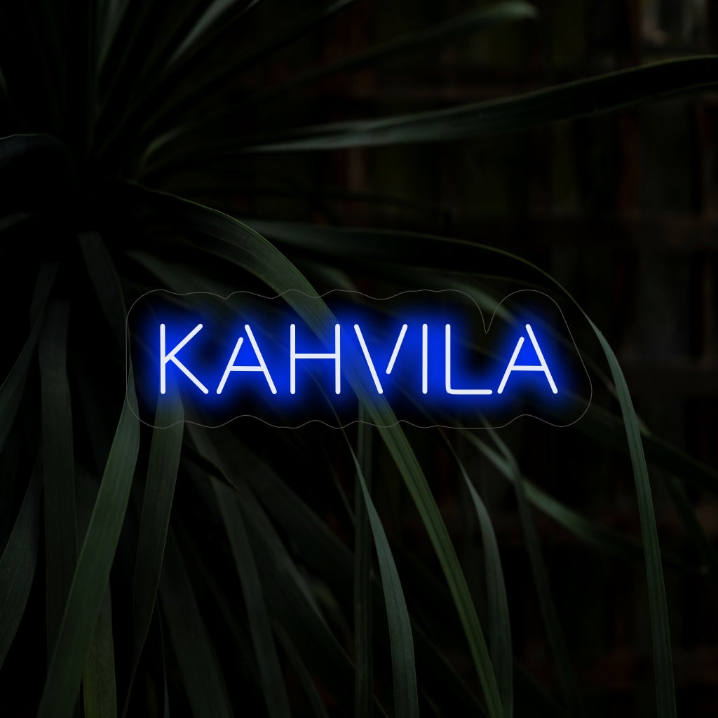 "Kahvila Neonskylt" - Lyft ditt kafés atmosfär med den varma glöden från denna inbjudande neonskylt, vilket skapar ett perfekt utrymme för kaffeälskare.