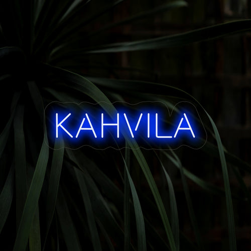 "Kahvila Neonskylt" - Lyft ditt kafés atmosfär med den varma glöden från denna inbjudande neonskylt, vilket skapar ett perfekt utrymme för kaffeälskare.