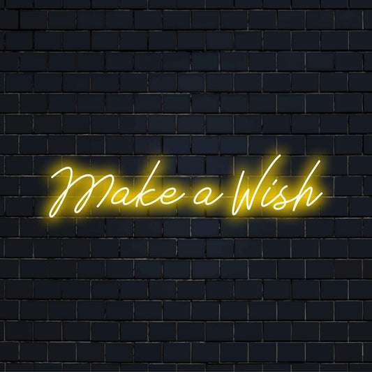 Custom LED neon sign emitting a vibrant glow; perfect for adding a unique, personalized touch to your space.