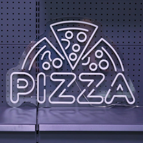 PIZZA – Pizzabitar – LED-ljusskylt