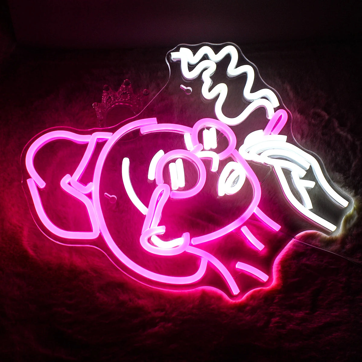 Silhuett av rökande kvinna – LED-neonskylt (5 V USB)