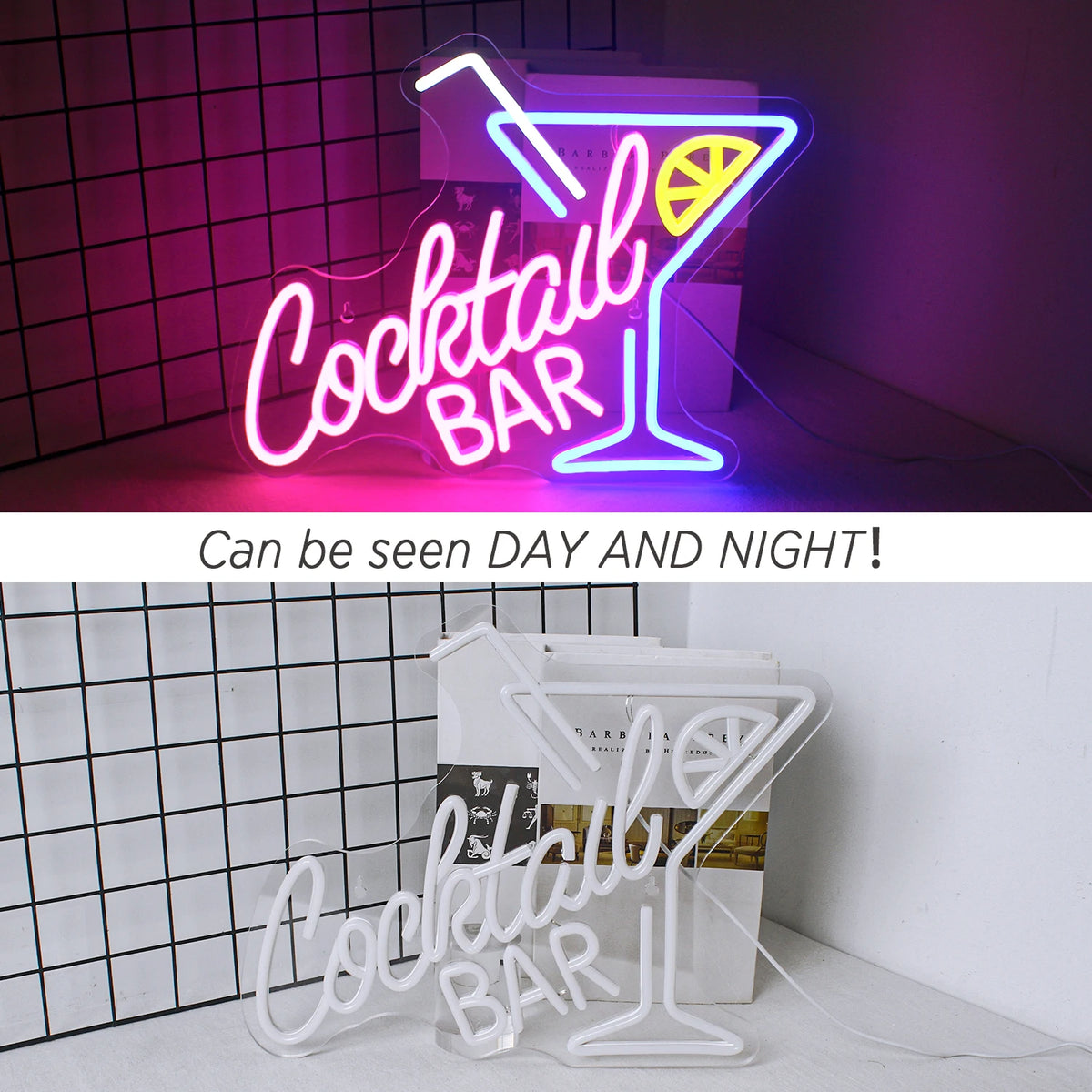 Cocktailbar 5V USB LED Ljusskylt - Prisvärd