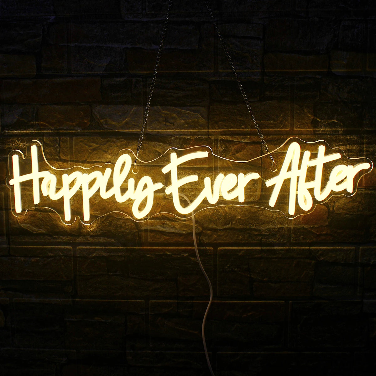 Happily Ever After – LED-neonskylt (5 V USB)