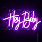 Hey Baby 5V USB LED Neon Sign - Budget Friendly