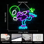 Alien 5V USB LED Ljusskylt - Prisvärd