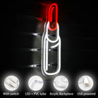 Läppstift – LED-neonskylt (5 V USB)