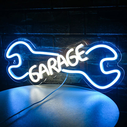 Garage 5V USB LED Neon Sign - Budget Friendly