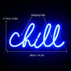 Chill – LED-neonskylt (5 V USB)