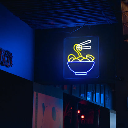 Ramen Japanska Nudlar 5V USB LED Ljusskylt - Prisvärd
