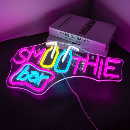 Smoothie Bar 5V USB LED Ljusskylt - Prisvärd