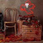 Halloweenmotiv – LED-neonskylt (5 V USB)