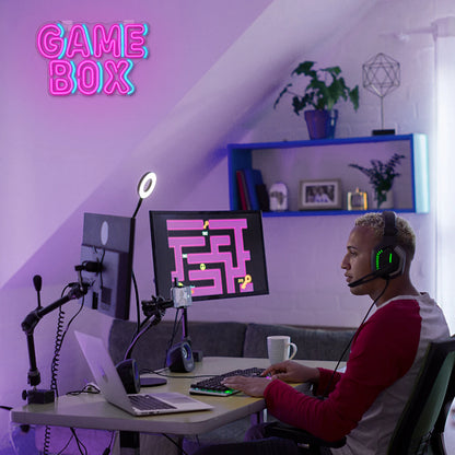 Game Box 5V USB LED Ljusskylt - Prisvänlig