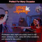 LET'S GET Spooky – Spindelnät – LED-neonskylt (5 V USB)