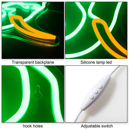 Elefant 5V USB LED Ljusskylt - Prisvärd