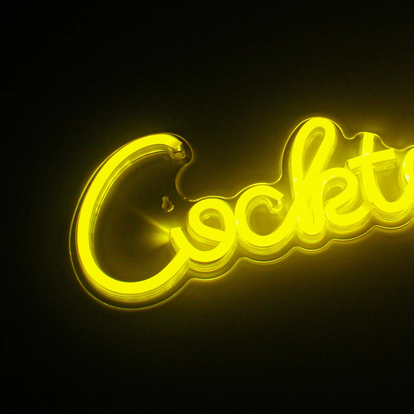 Cocktail 5V USB LED Ljusskylt - Budgetvänlig