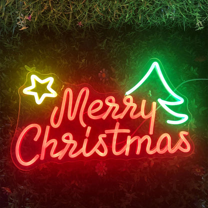 God Jul 5V USB LED Ljusskylt - Prisvänlig