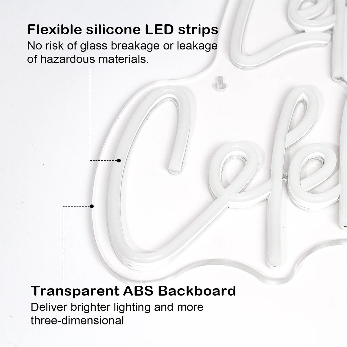 Let's Celebrate – LED-neonskylt (5 V USB)