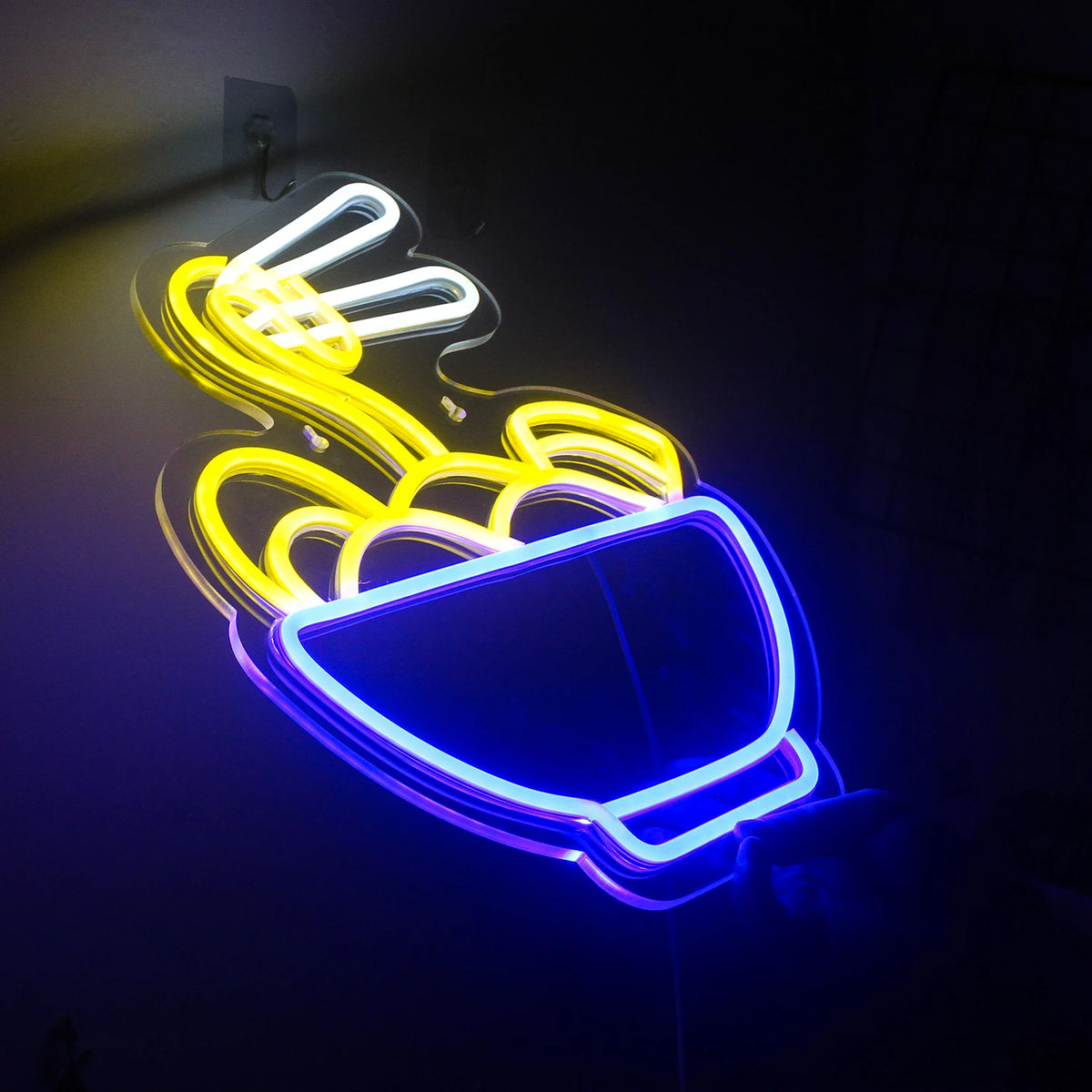 Ramennudlar – LED-neonskylt (5 V USB)