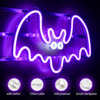 Bat 5V USB LED Neon Sign - Budget Friendly