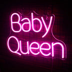 Baby Queen 5V USB LED Ljusskylt - Prisvärd