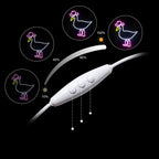 Pink White Cowboy Duck 5V USB LED Neon Sign - Budget Friendly