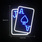 Poker 5V USB LED Neon Sign - Budget Friendly