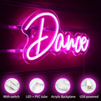 Dance – LED-neonskylt (5 V USB)