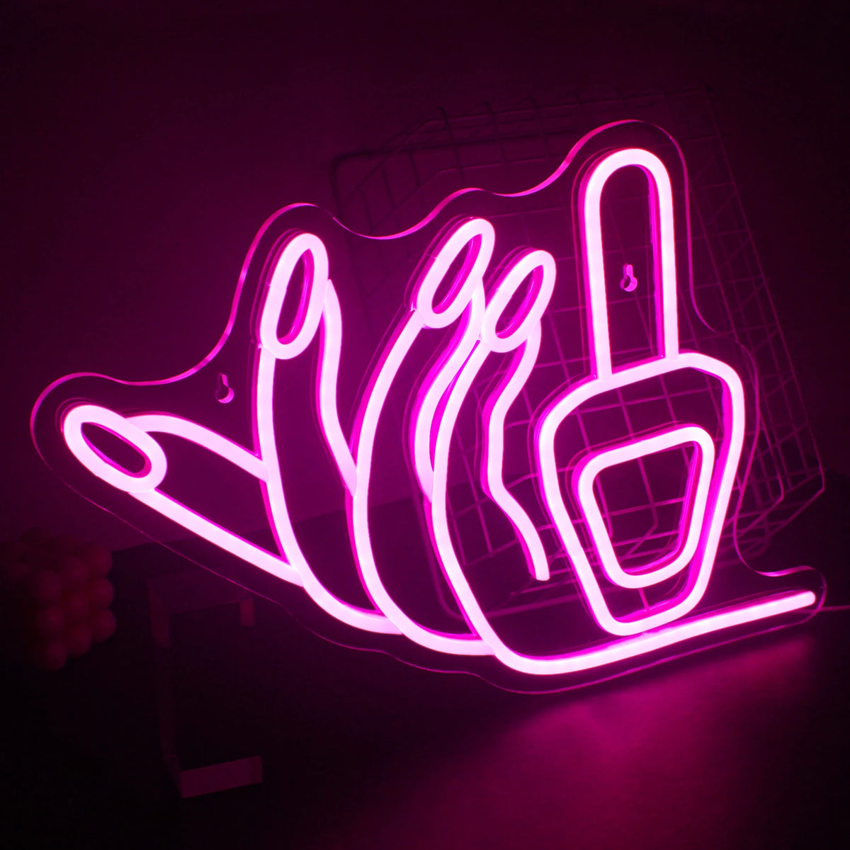 Nagelmotiv – LED-neonskylt (5 V USB)