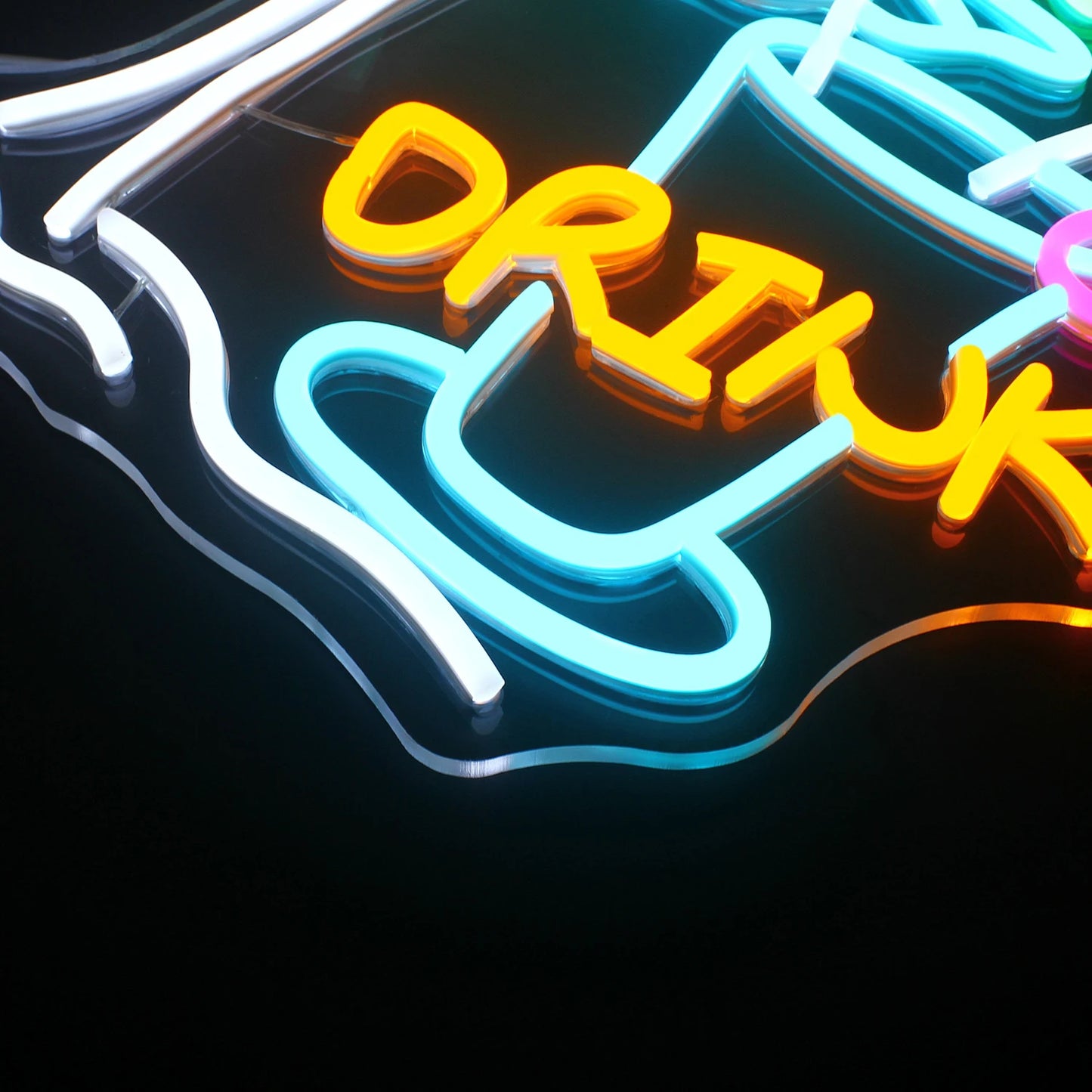 Beach Drink 5V USB LED Ljusskylt - Prisvärd