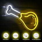 Kycklingklubba – LED-neonskylt (5 V USB)