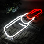Läppstift – LED-neonskylt (5 V USB)