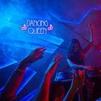 DANCING QUEEN – Musiknoter – LED-neonskylt (5 V USB)