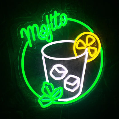 Mojito 5V USB LED Ljusskylt - Budgetvänlig